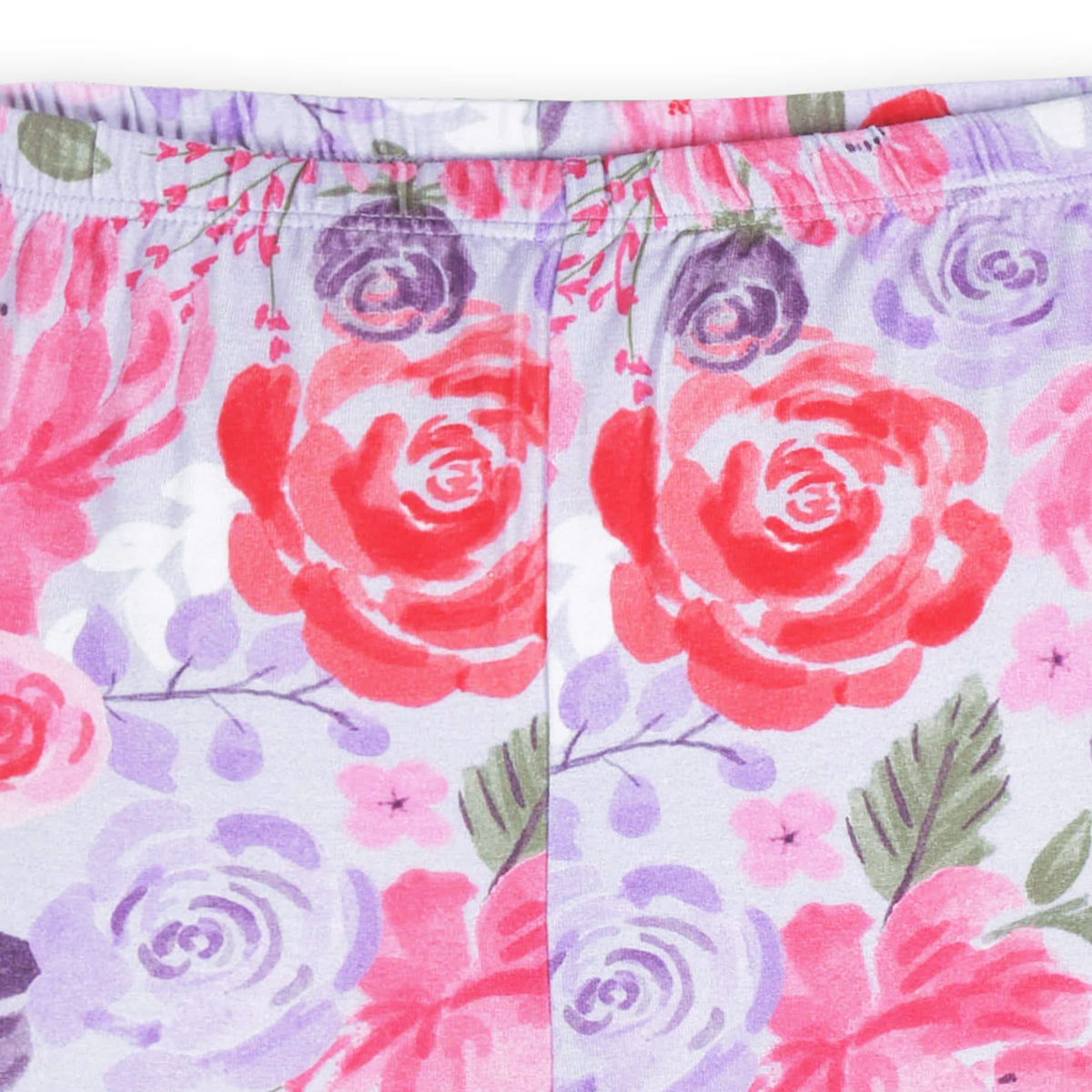 2-Piece Infant & Toddler Girls Lilac Garden Buttery Soft Viscose Made from Eucalyptus Snug Fit Pajamas, view 6