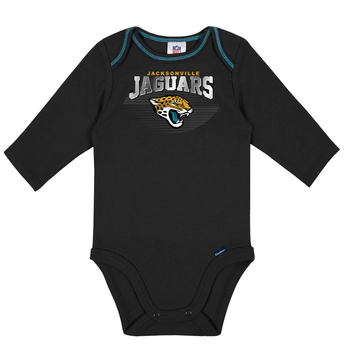 2-Pack Baby Boys Jaguars Long Sleeve Bodysuits, view 3