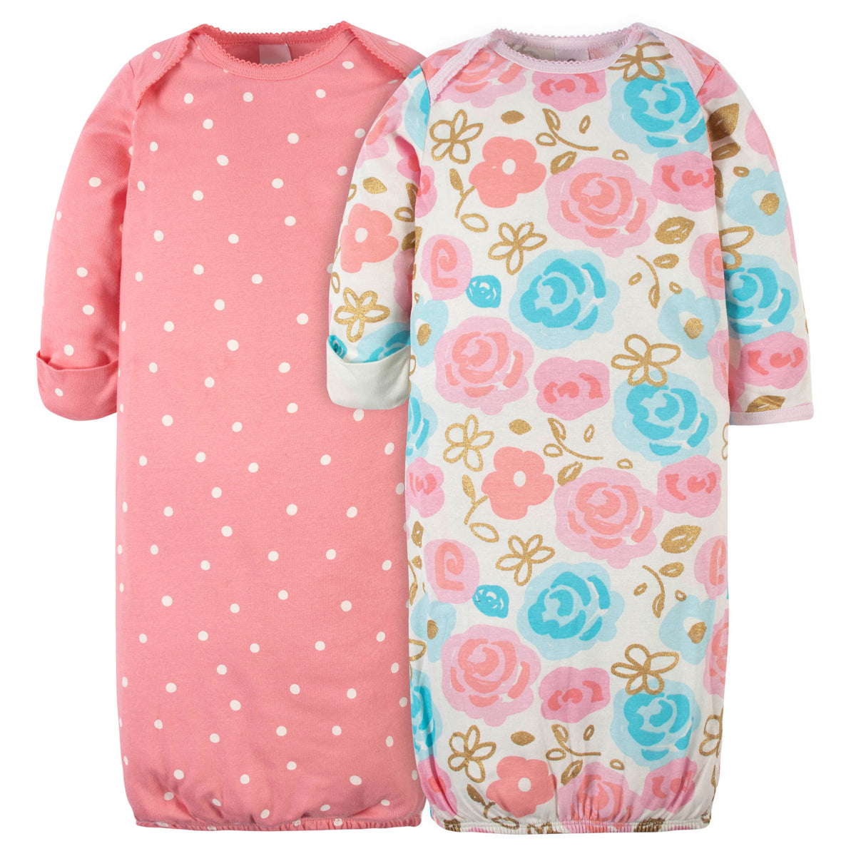 2-Pack Baby Girls Princess Gowns
