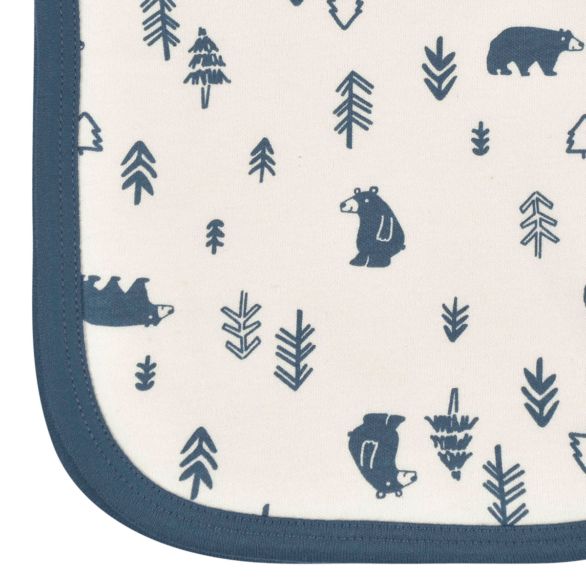 4-Pack Baby Boys Bear Burp Cloths, view 4