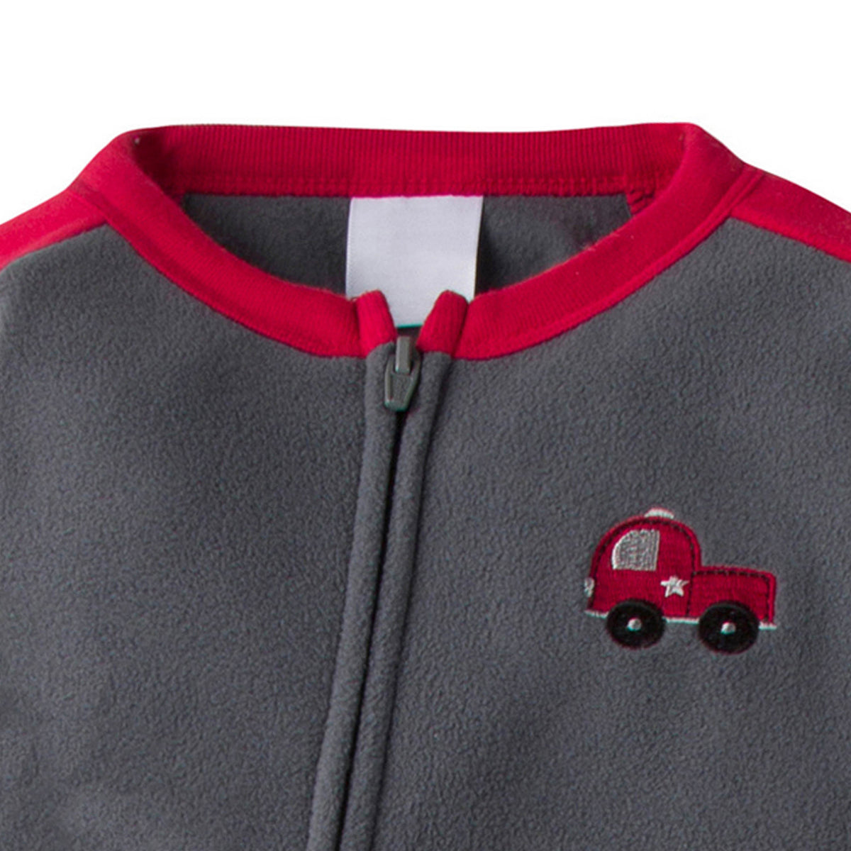 2-Pack Toddler Boys Fire Truck Blanket Sleepers, view 2