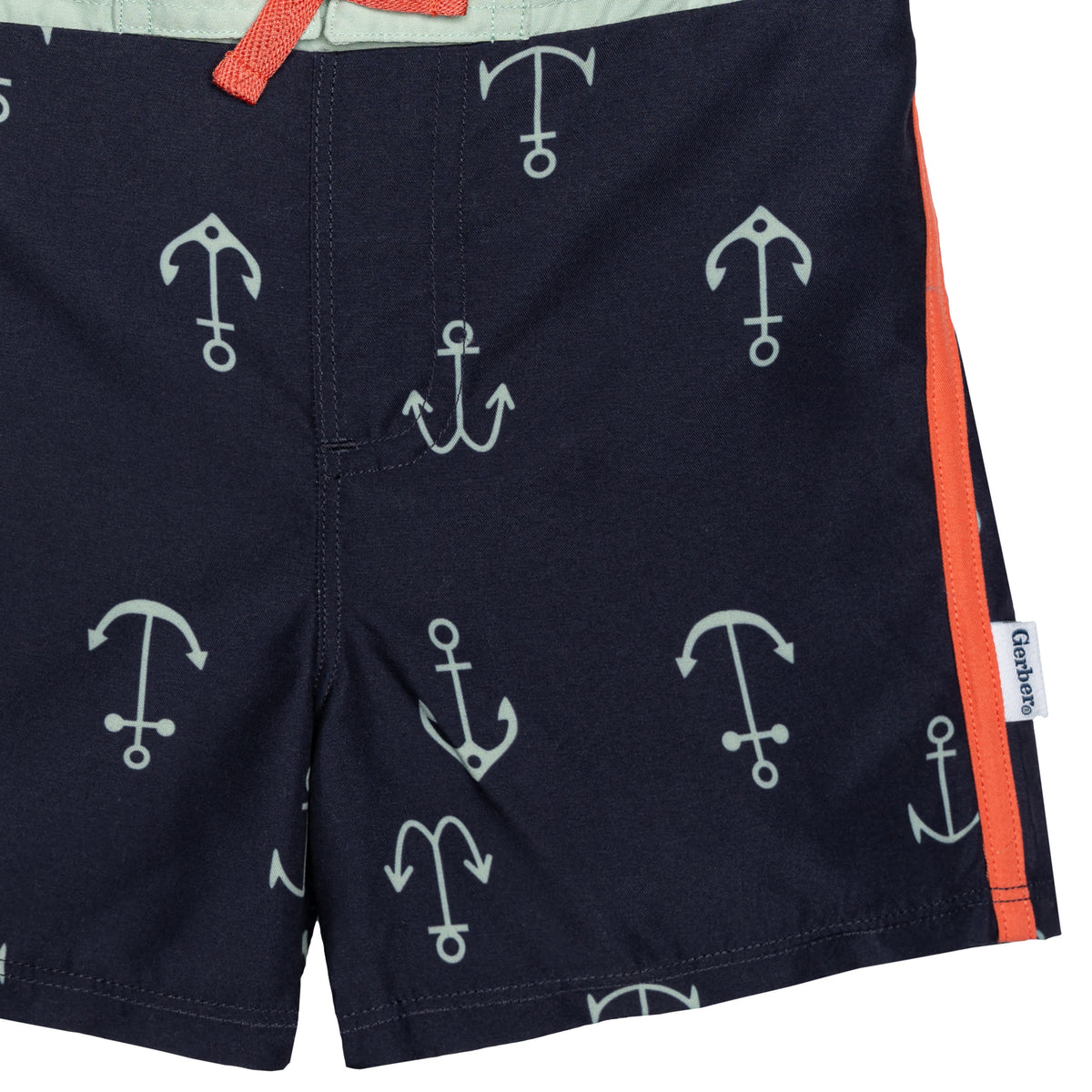 2-Piece Baby & Toddler Boys Anchors Rashguard Set, view 7