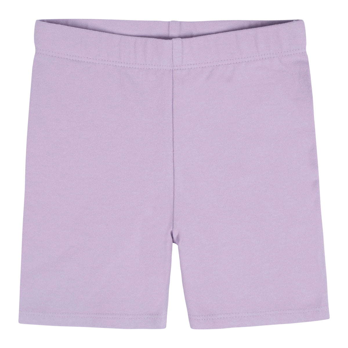 2-Pack Infant & Toddler Girls Pink & Purple Pull-On Bike Shorts, view 2