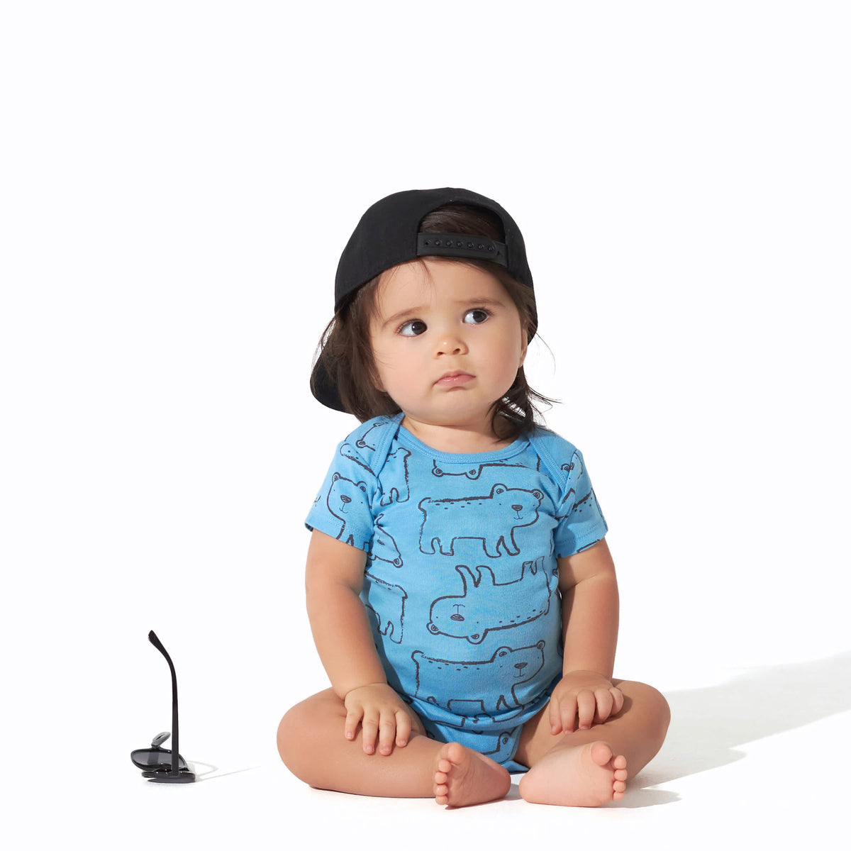 8-Pack Baby Boys Unbearably Cute Short Sleeve Onesies Bodysuits, view 2