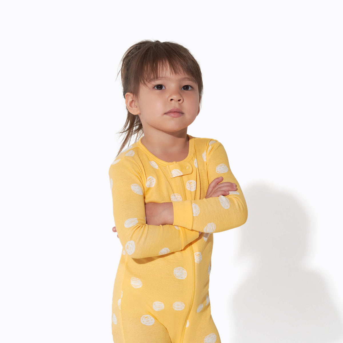 3-Pack Baby & Toddler Girls Floral Fox Snug Fit Footless Pajamas, view 2