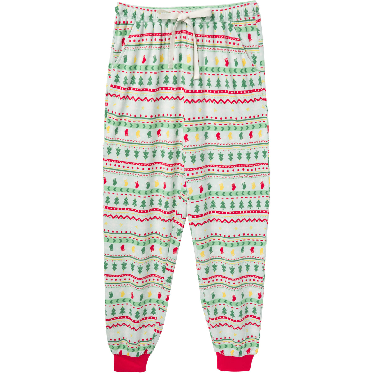 2-Piece Womens Oh What Fun FairIsle Holiday Family Pajamas, view 5