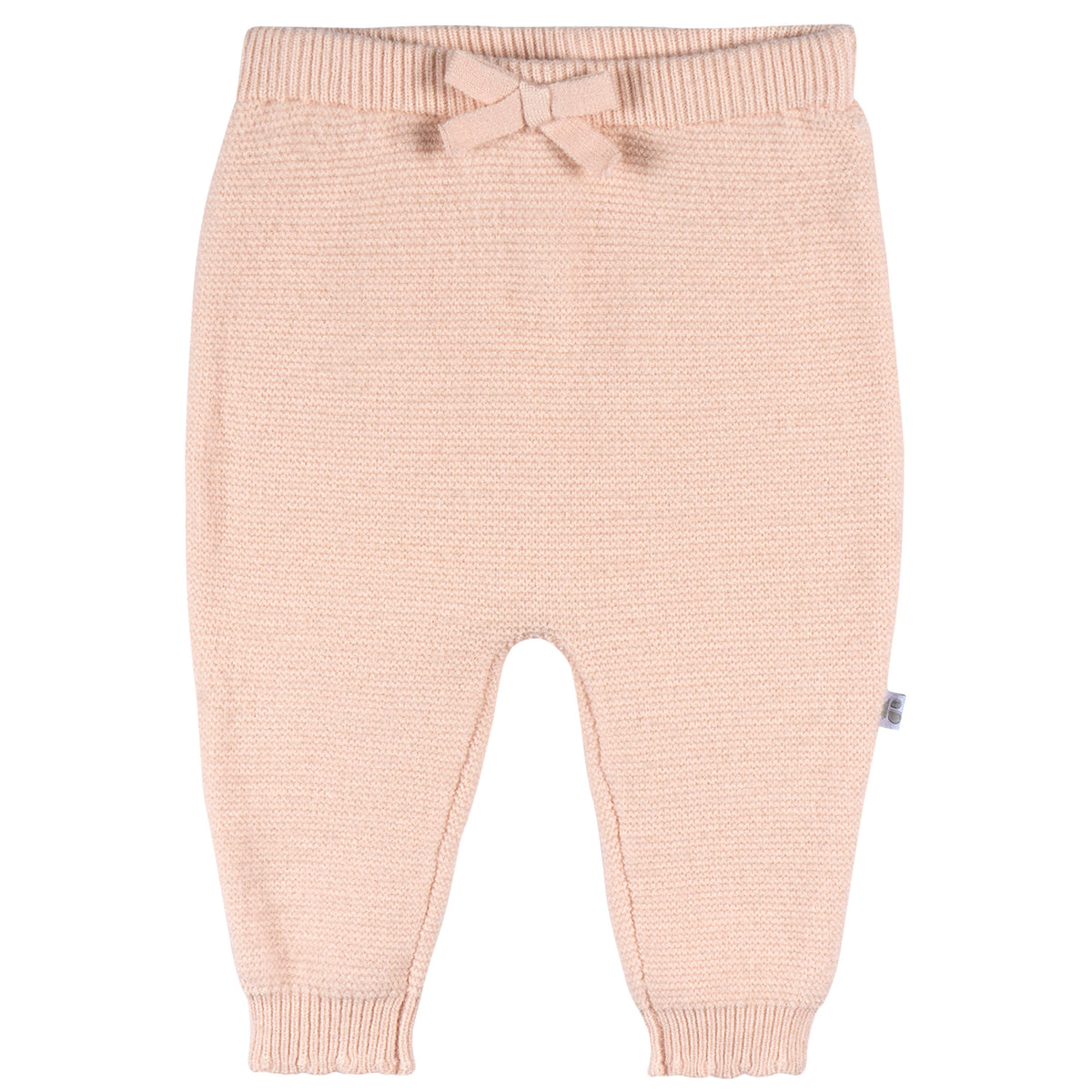 2-Piece Baby Girls Pink Sweater Knit Set, view 2