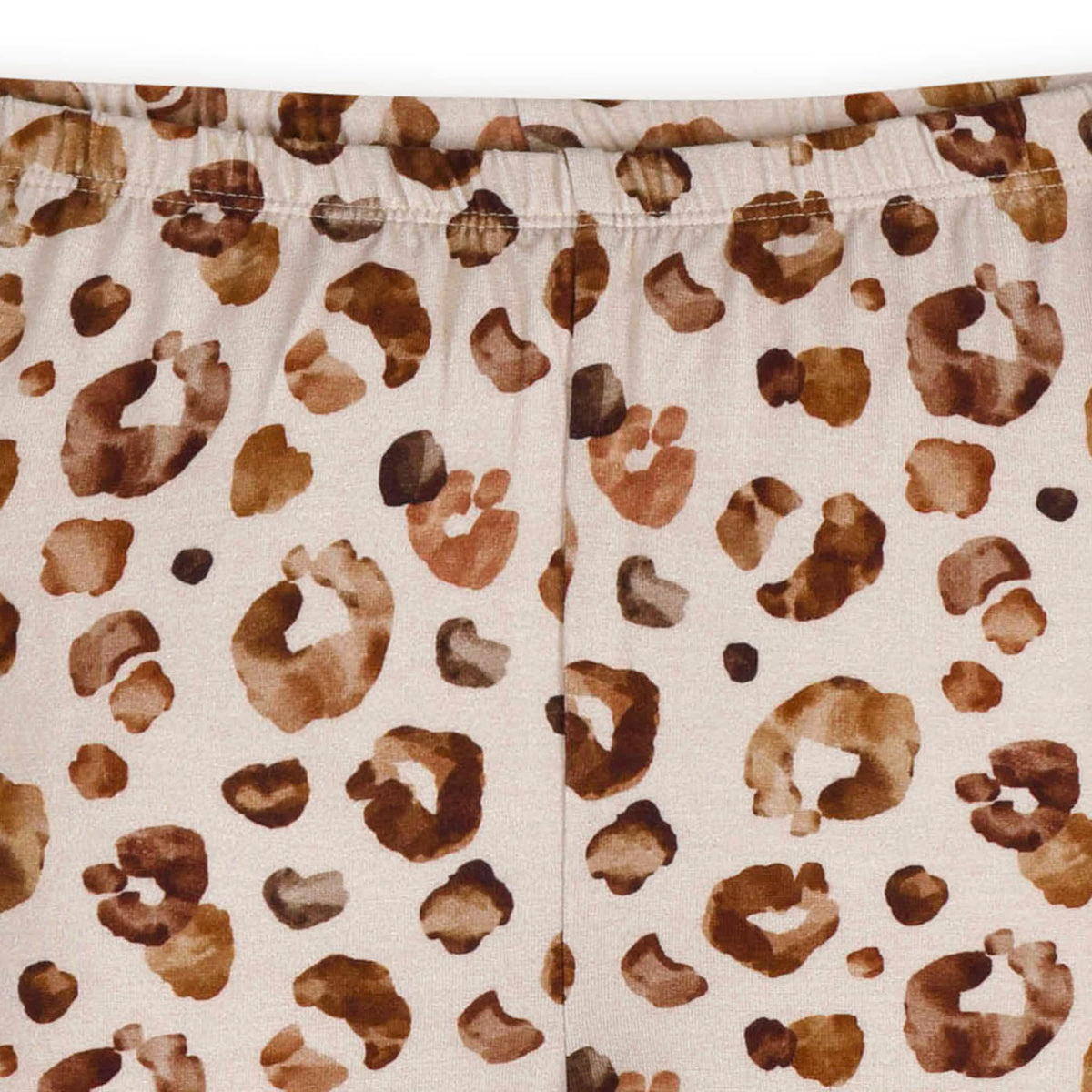 2-Piece Infant & Toddler Spotted Leopard Buttery Soft Viscose Made from Eucalyptus Snug Fit Pajamas, view 7