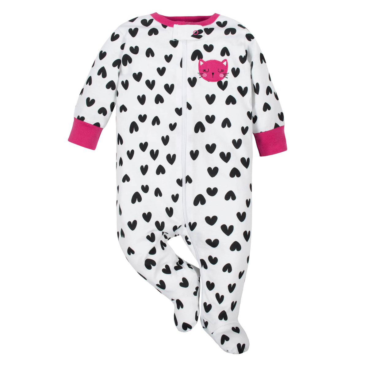 Baby Girls Hearts Sleep N' Play