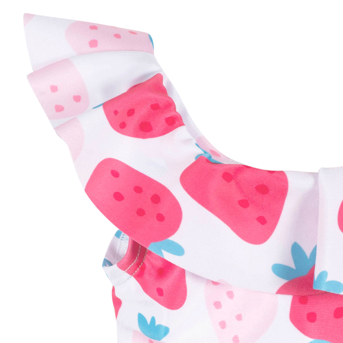 Baby & Toddler Girls Summer Blossom One-Piece Swimsuit With Ruffle, view 4
