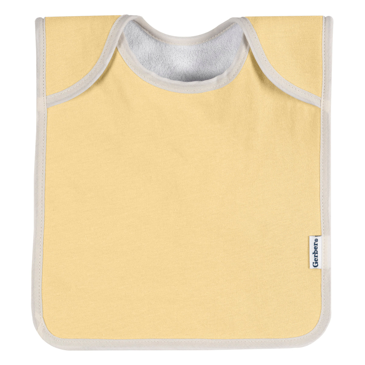8-Pack Baby Neutral Multi Grey Yellow Lap Shoulder Bibs, view 4