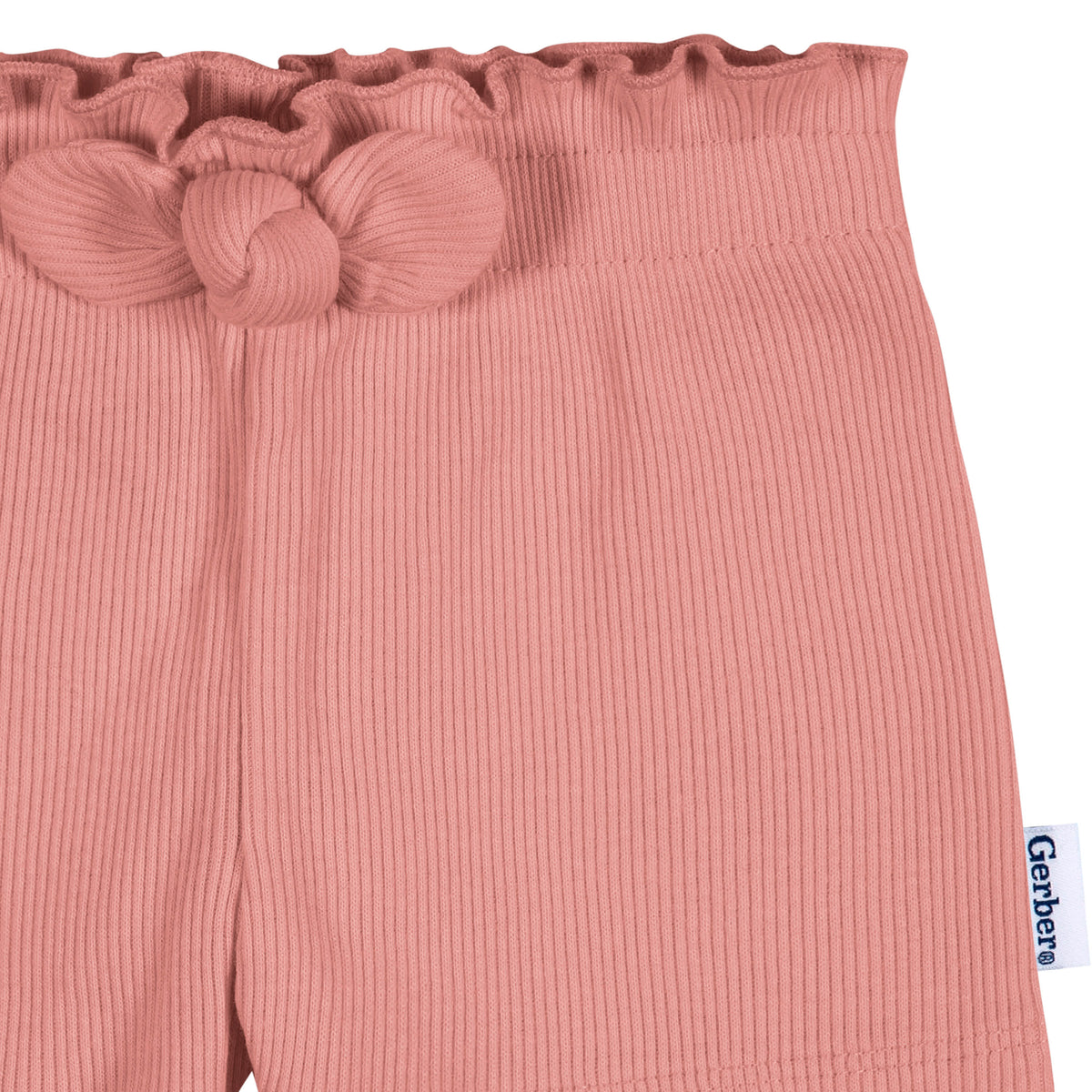 3-Pack Baby & Toddler Girls Pink/Blue Pull-On Knit Short, view 5