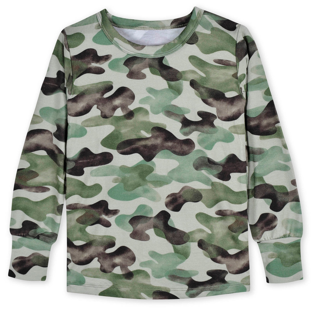 2-Piece Infant & Toddler Hide & Seek Camo Buttery Soft Viscose Made from Eucalyptus Snug Fit Pajamas, view 5