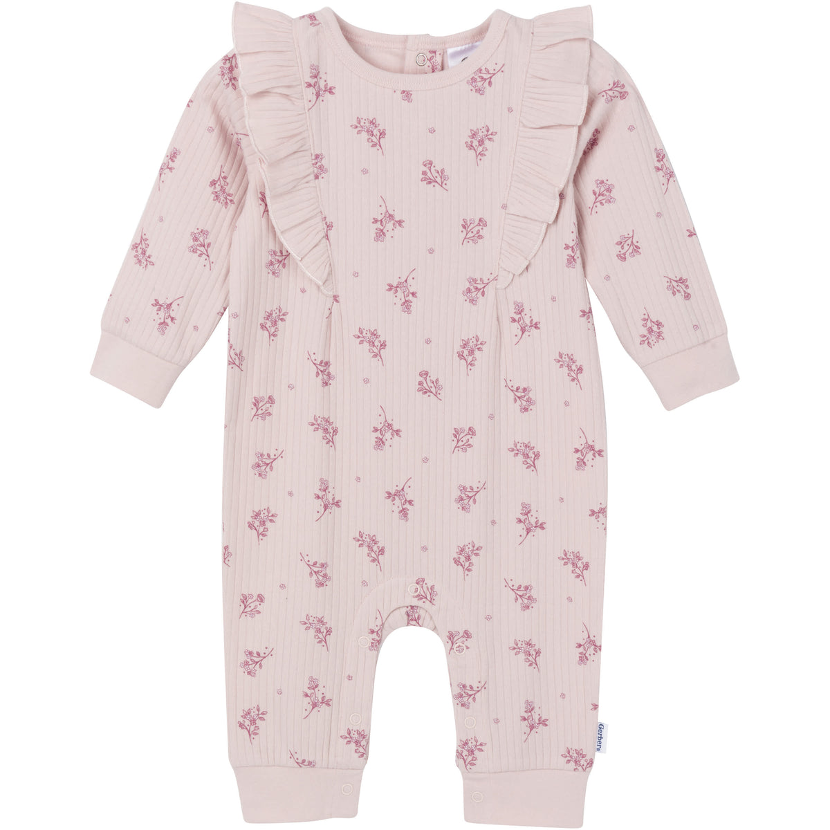 Baby Girls Tossed Flowers Romper