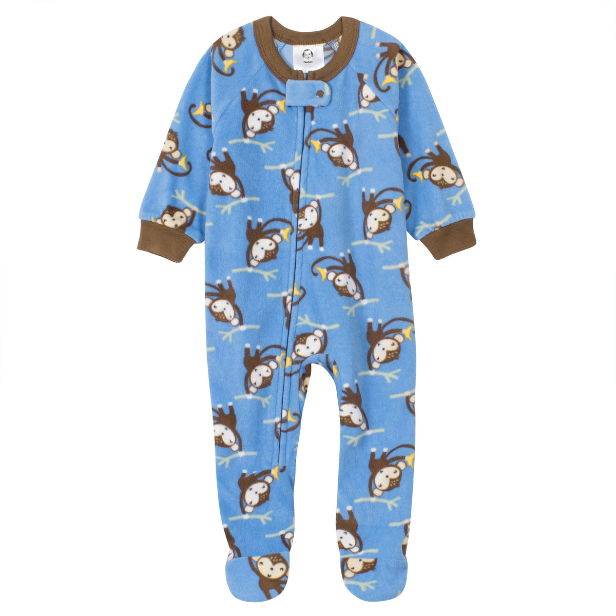 2-Pack Baby Boys Monster Blanket Sleepers, view 2