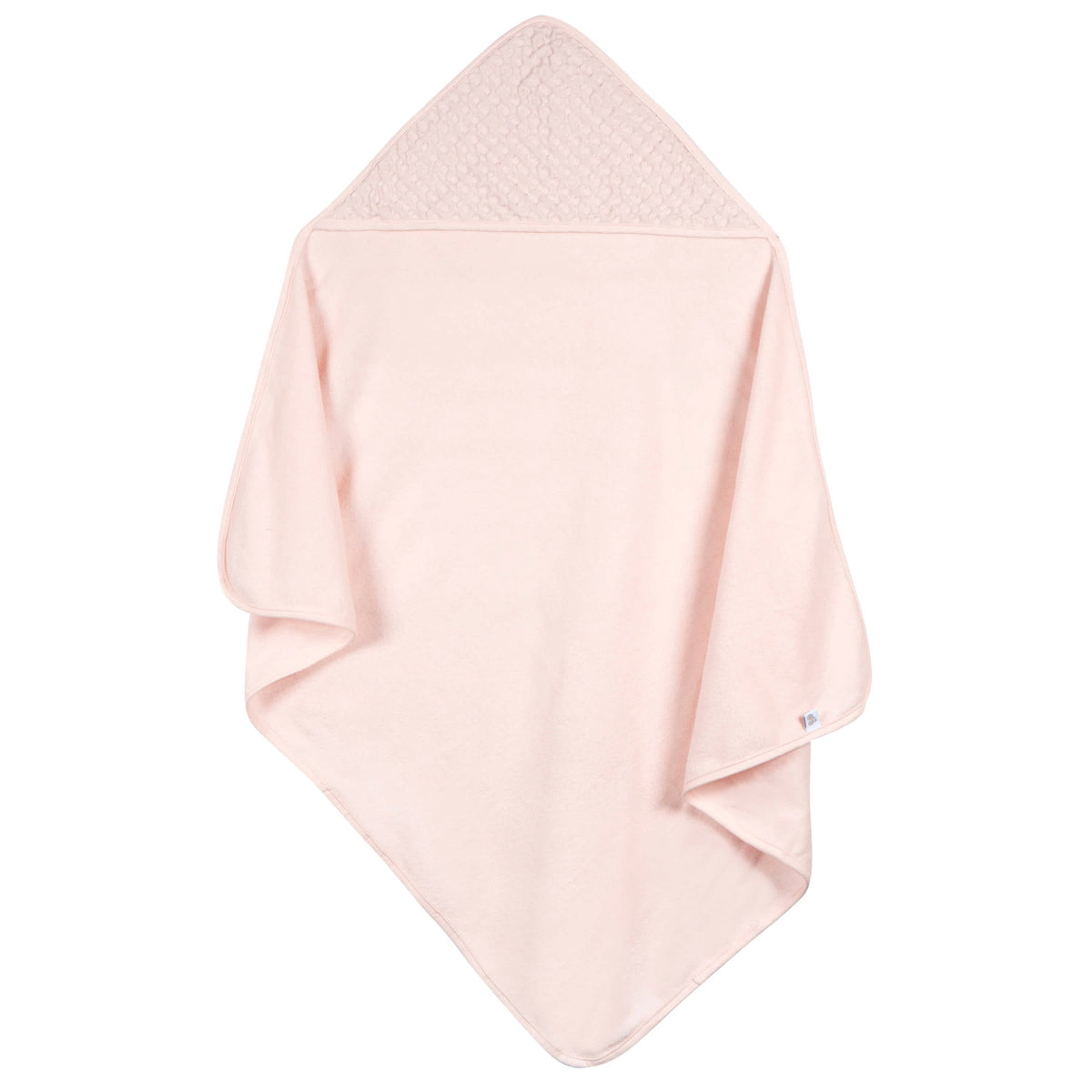 3-Piece Baby Girls Pink Hooded Towel, view 2
