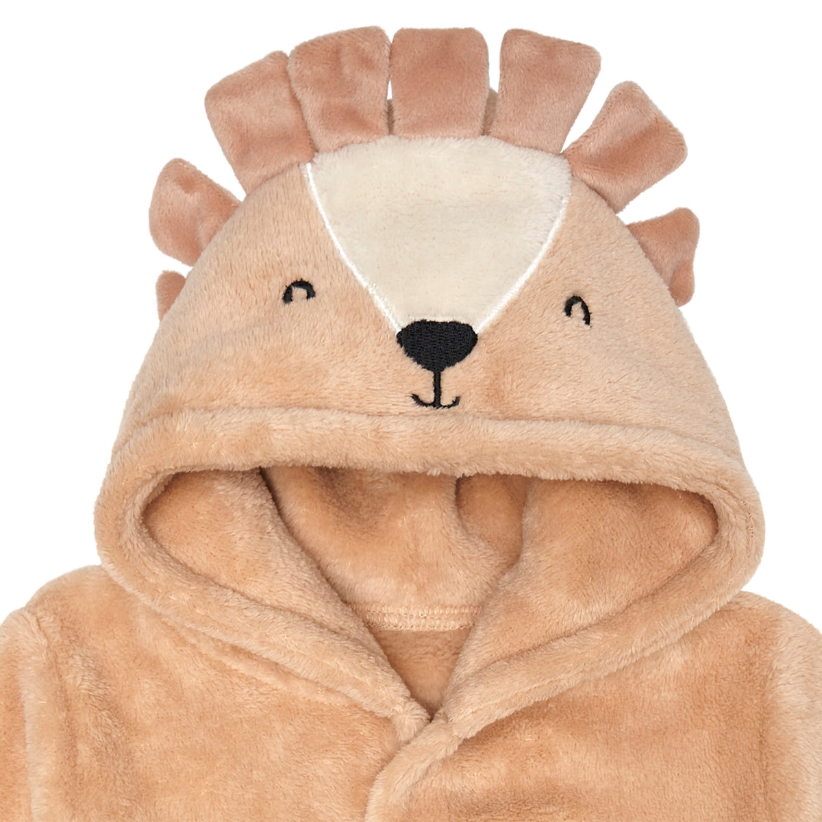 Baby Boys Brown Lion Robe, view 2