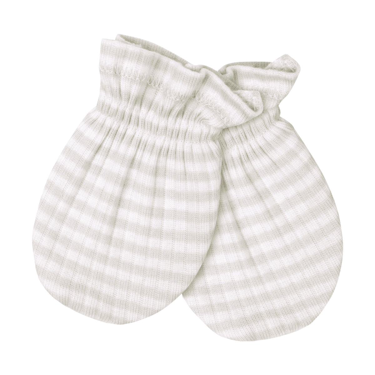 4-Piece Baby Neutral Natural Leaves Caps & Mittens Set, view 3