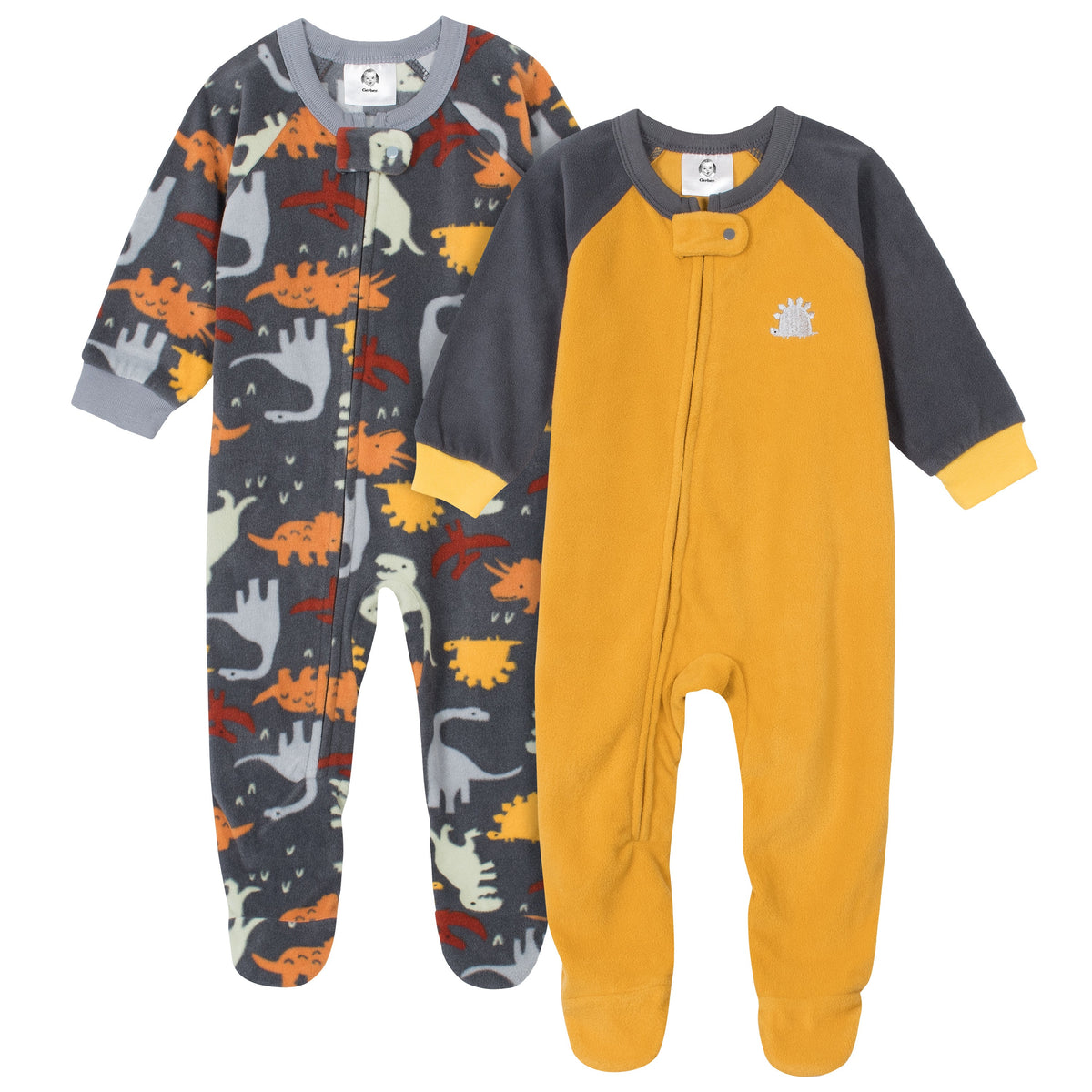 2-Pack Baby Boys Dino Blanket Sleepers