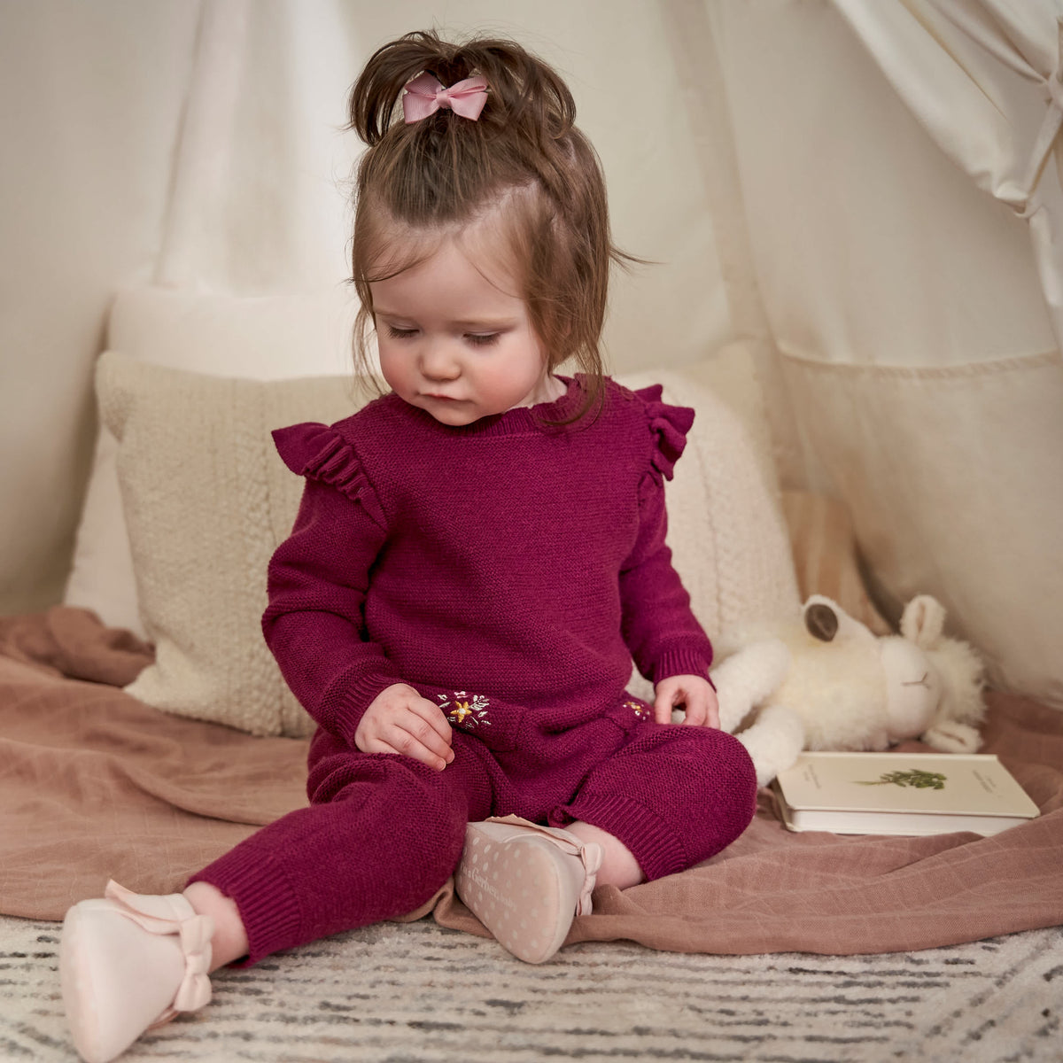 Baby Girls Flowers Romper, view 4