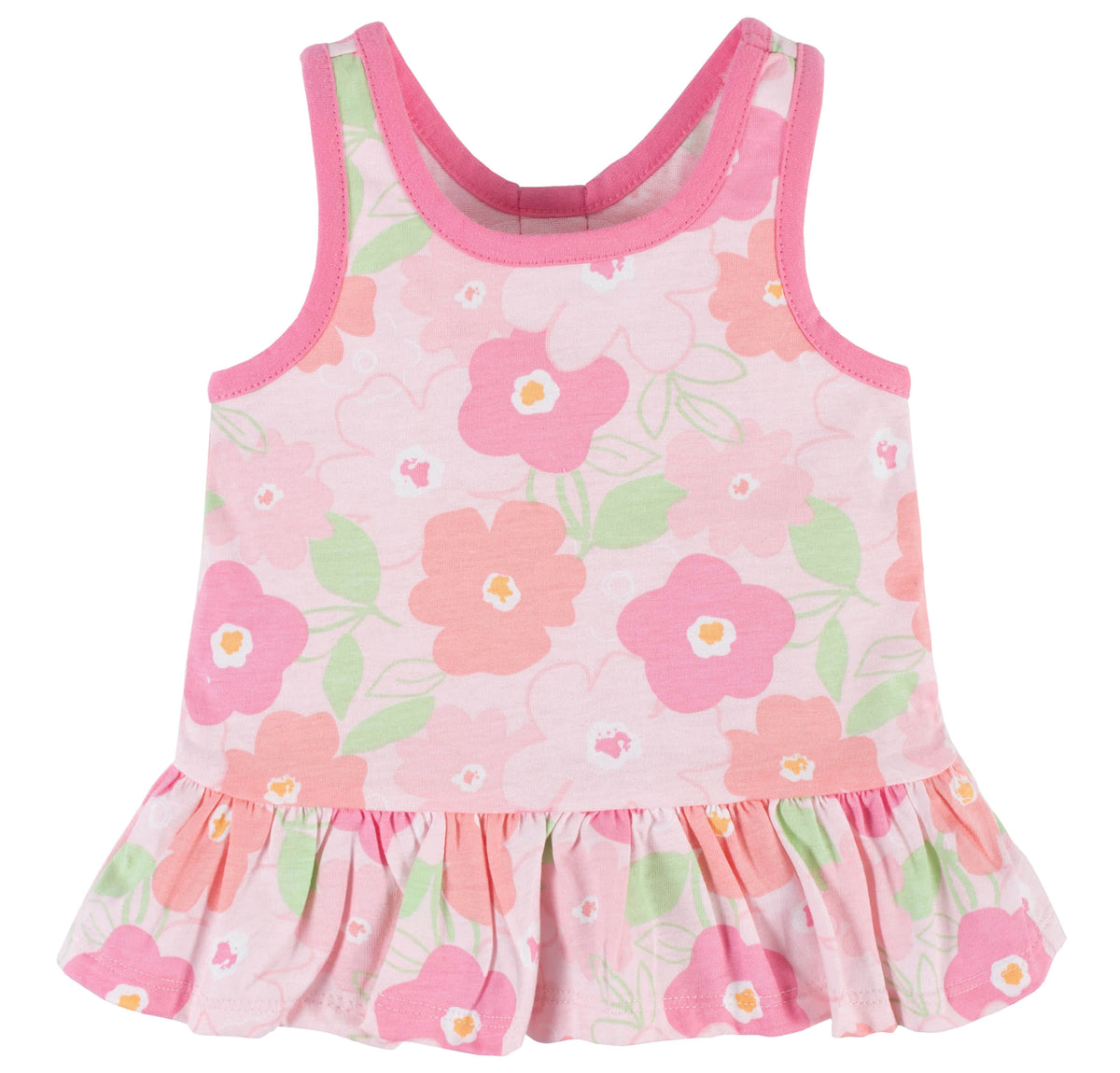 2-Piece Baby Girls Summer Blossom Sleeveless Tunic & Legging Set, view 2