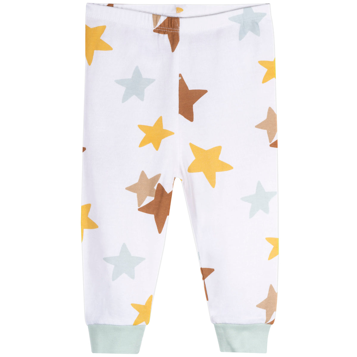 4-Piece Baby Neutral Dogs Pajamas Sets, view 3