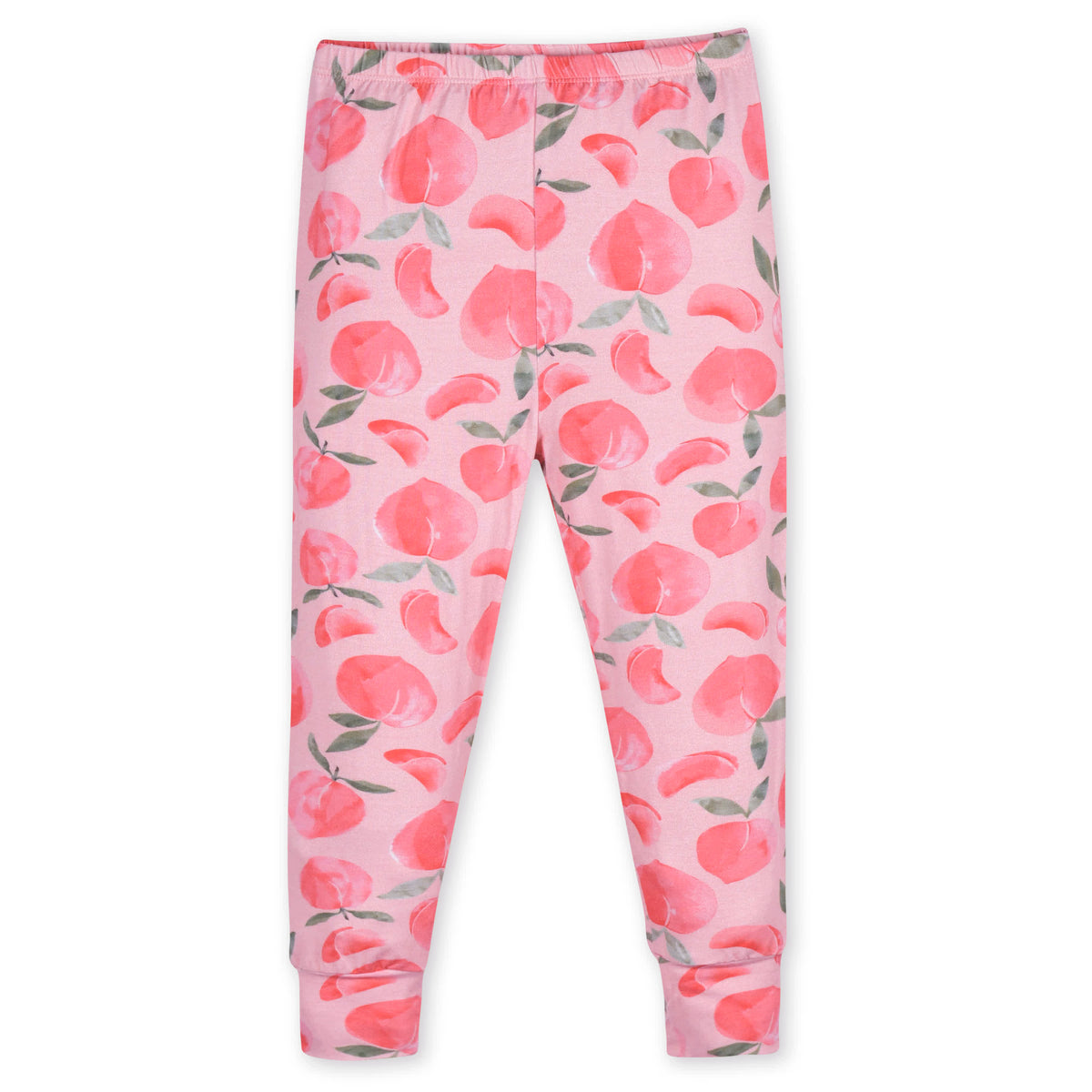 2-Piece Infant & Toddler Girls Just Peachy Buttery Soft Viscose Made from Eucalyptus Snug Fit Pajamas, view 5