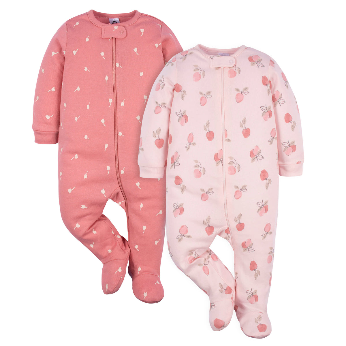 2-Pack Baby Girls Appley Sweet Sleep 'N Plays