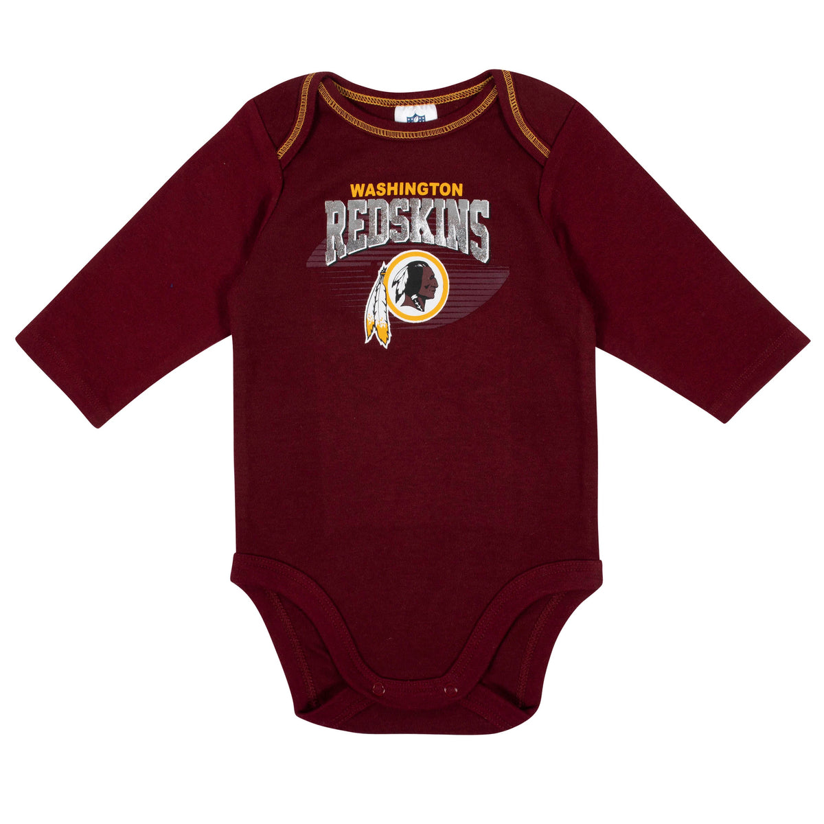 Baby Boys Washington Redskins Long Sleeve Bodysuit, 2-pack¬†, view 2
