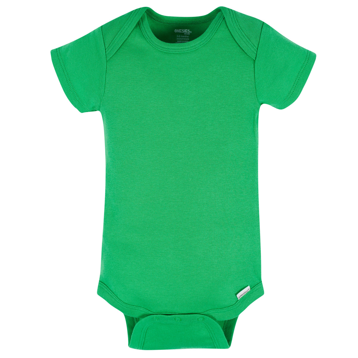 8-Pack Baby Neutral Classic Rainbow Short Sleeve Onesies Bodysuits, view 9