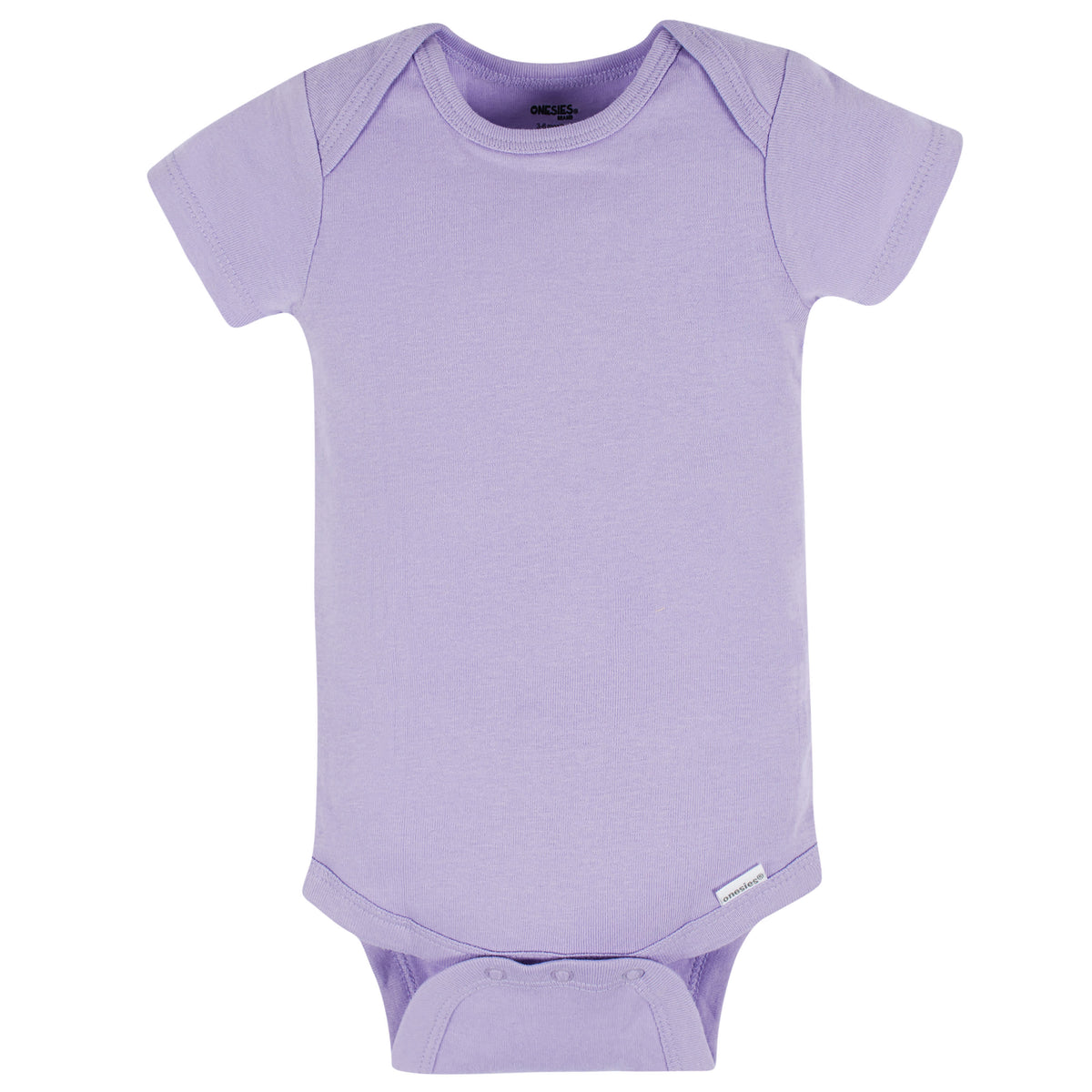 8-Pack Baby Neutral Pastel Rainbow Short Sleeve Onesies Bodysuits, view 7