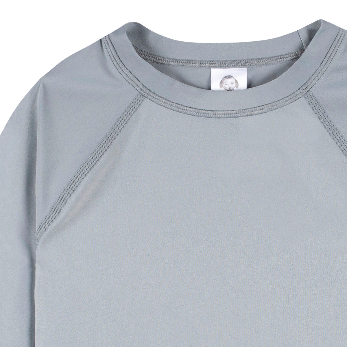Baby & Toddler Neutral Grey Rashguard, view 5