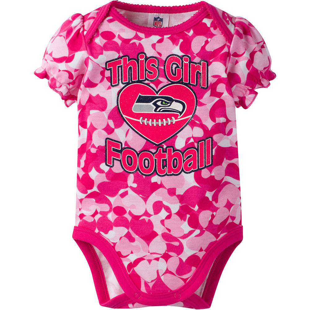 NFL Baby Girls Seahawks Bodysuit