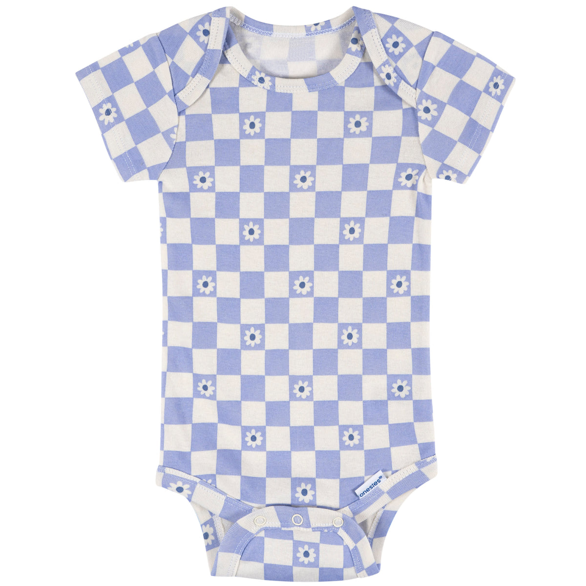 8-Pack Baby Girls Berry Happy Short Sleeve Onesies Bodysuits, view 2