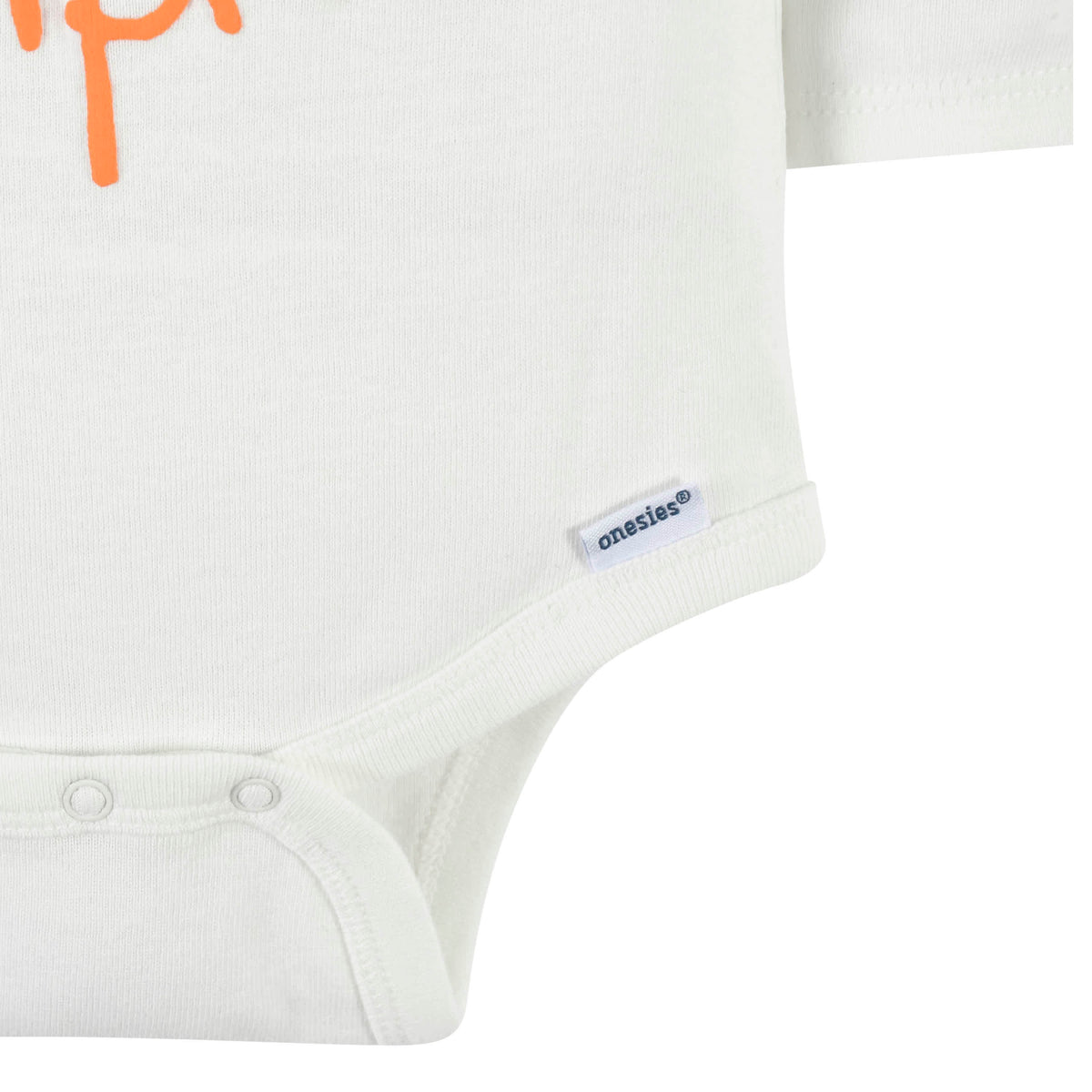 Baby Pumpkin Long Sleeve Onesies Bodysuit, view 2