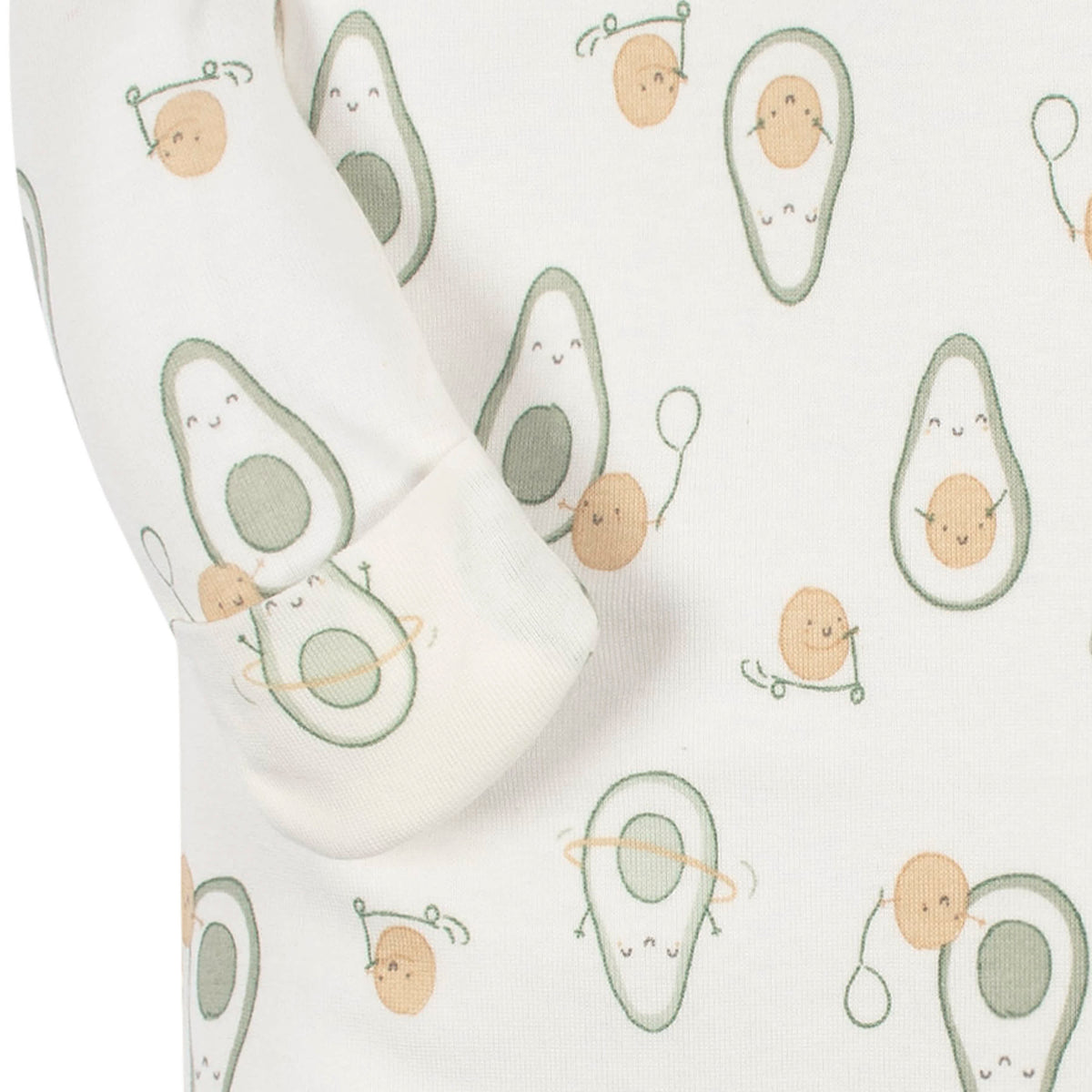 2-Piece Baby Neutral Avo-Cuddle Gown & Cap Set, view 4