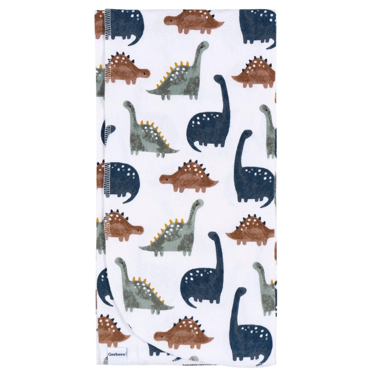4-Pack Baby Boys Dino Time Flannel Blankets, view 4