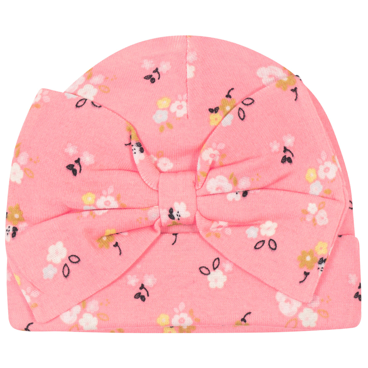 5-Pack Baby Girls Ballerina Caps, view 2