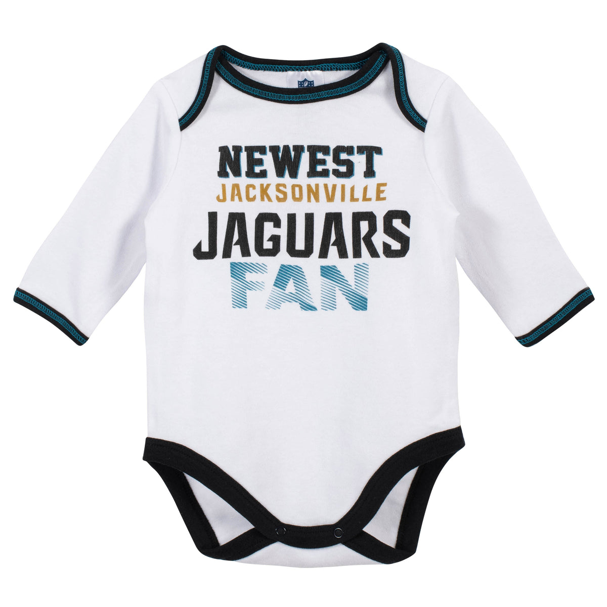 Baby Boys Jacksonville Jaguars 3-Piece Bodysuit, Pant and Cap Set, view 2