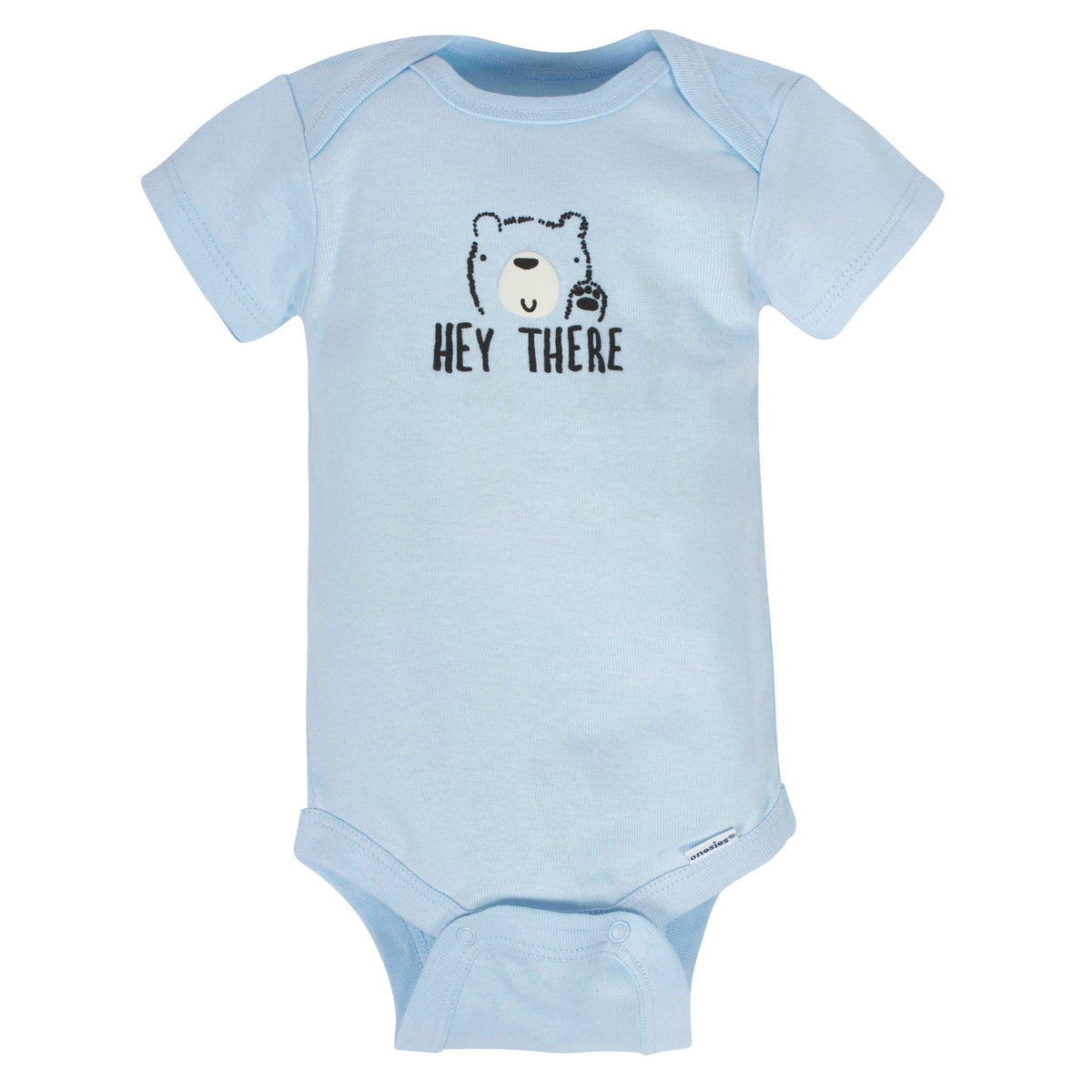 8-Pack Baby Boys Bear Short Sleeve Onesies Bodysuits, view 2