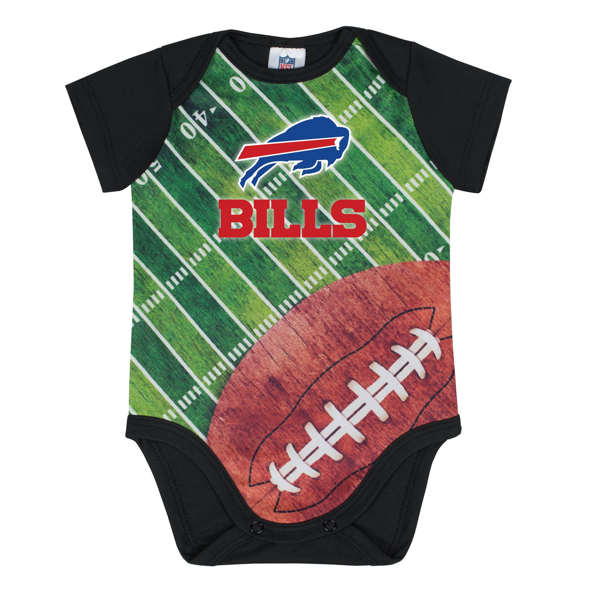 Buffalo Bills Toddler Boys Short Sleeve Bodysuit