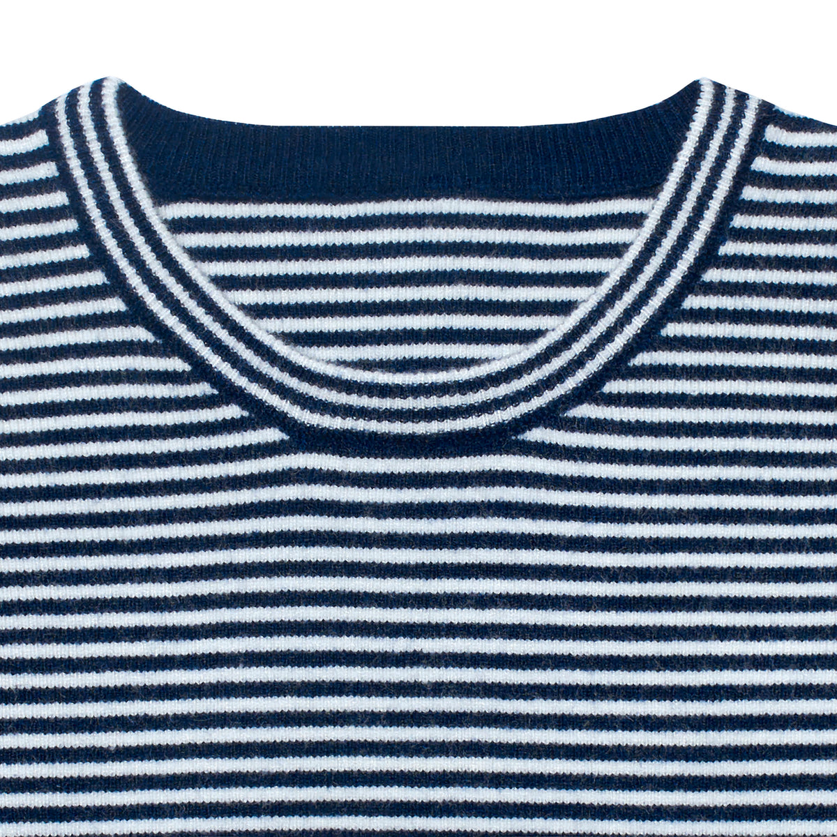Infant & Toddler Boys Blue Striped Sweater With Pocket, view 3