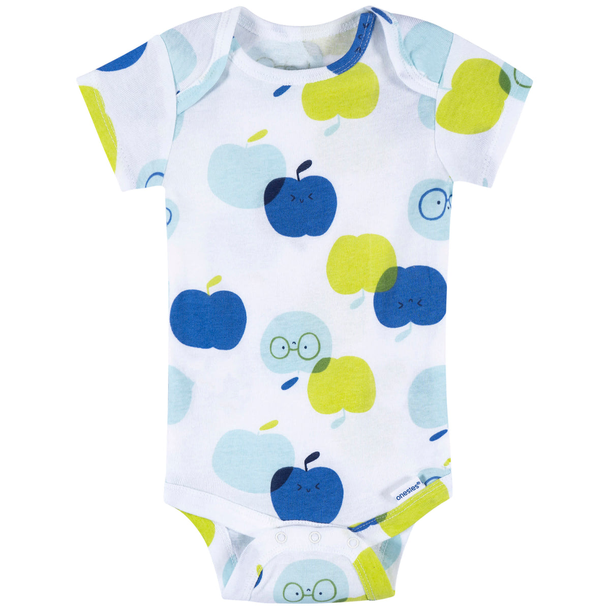 8-Pack Baby Boys Fun First Short Sleeve Onesies Bodysuits, view 9