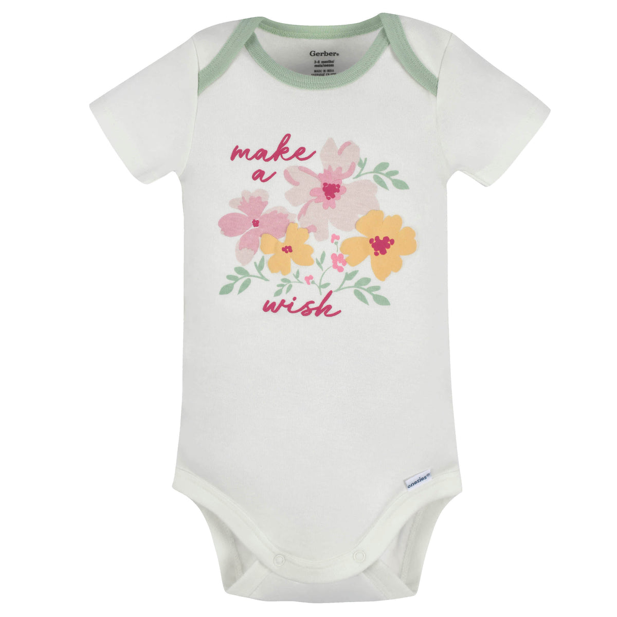 3-Piece Baby Girls Bunny Onesies Bodysuits and Pants Set, view 4
