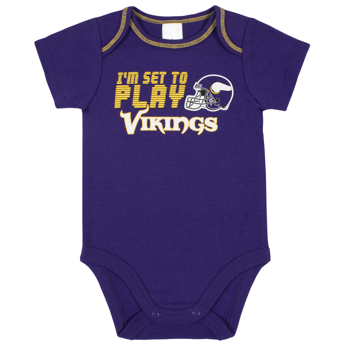 3-Piece Baby Boys Vikings Bodysuit, Sleep 'N Play, and Cap Set, view 2
