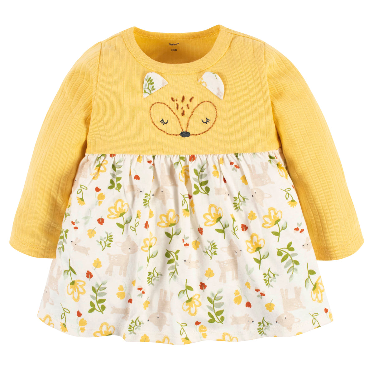 2-Piece Baby & Toddler Girls Fox Dress & Legging Set, view 2