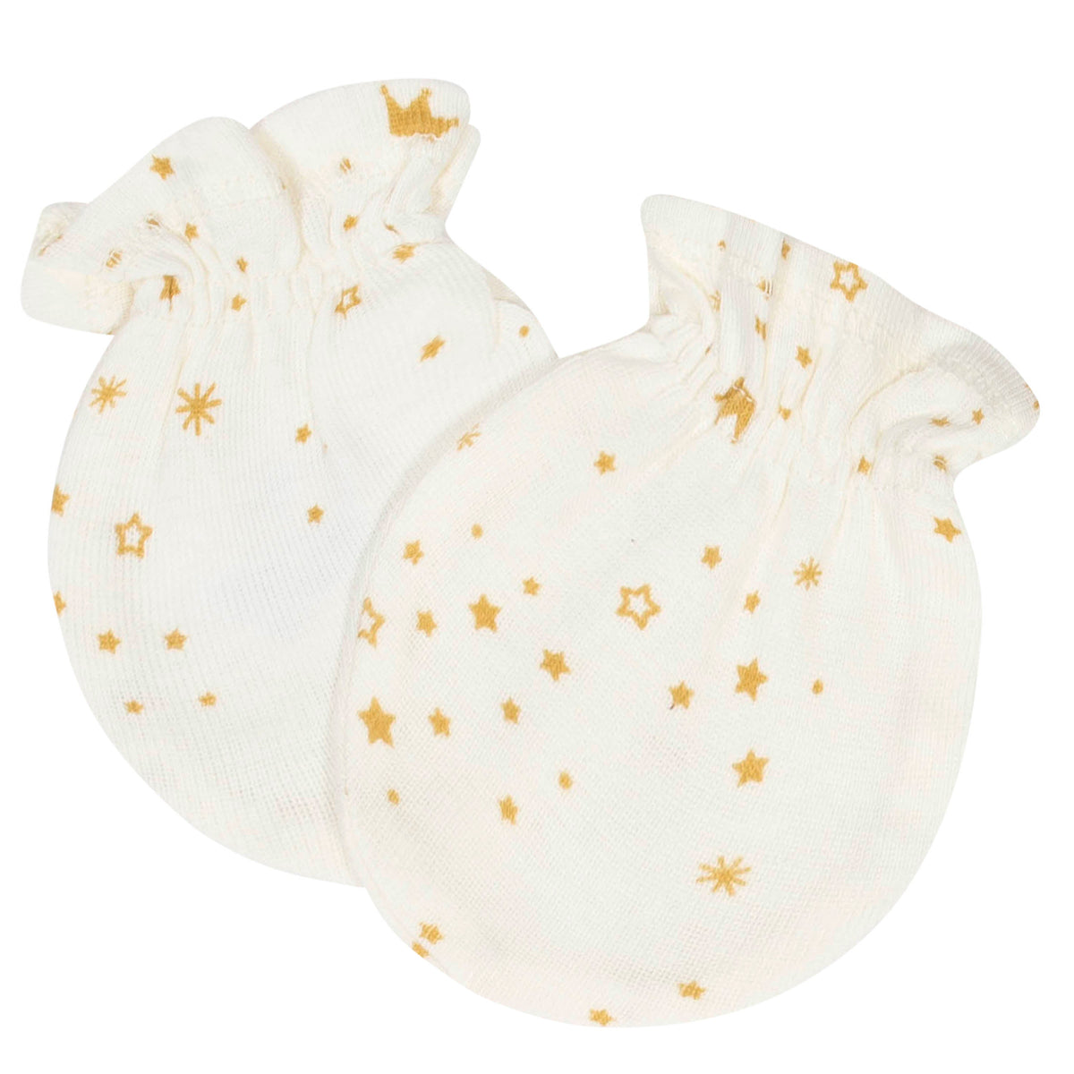 4-Pack Baby Girls Princess No Scratch Mittens Set, view 2