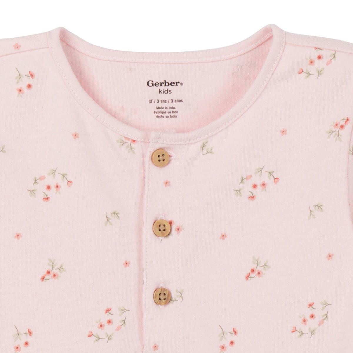3-Piece Toddler Girls Pink Tunics and Leggings, view 3
