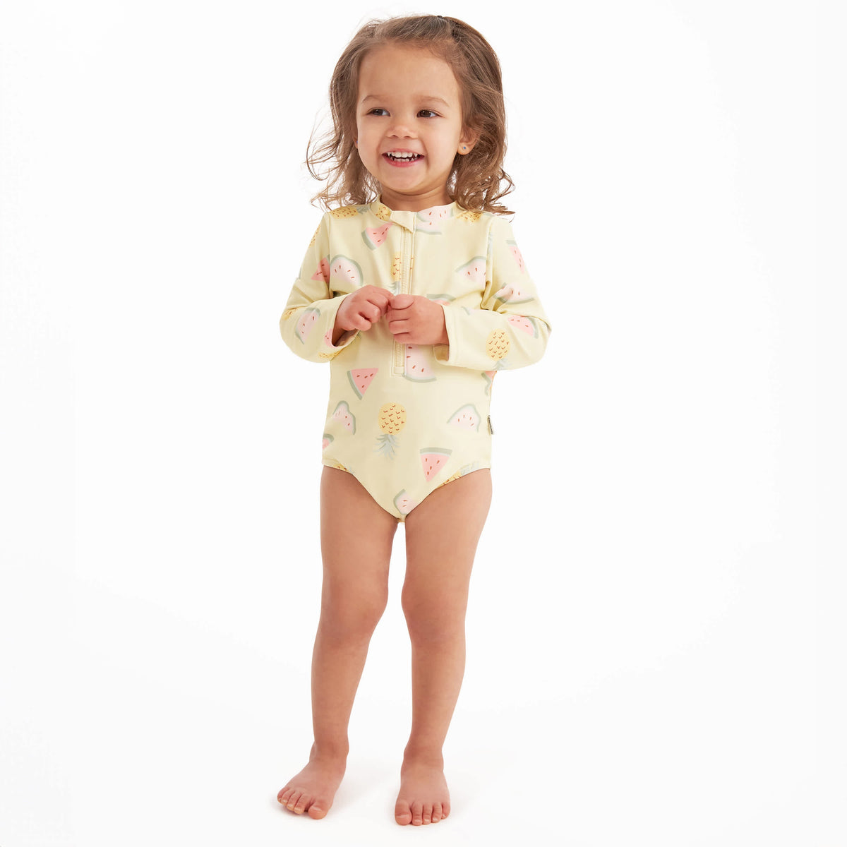 Baby Girls Fruit Rashguard, view 2