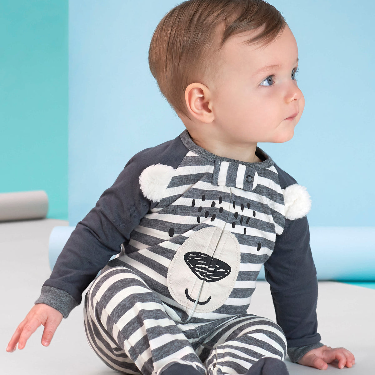 3-Pack Baby Boys Bear Sleep 'N Plays, view 2